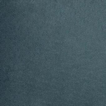 Teal woven fabric sample with granular texture, displaying muted color and close pile; “pacini & cappellini > fabric (b) > b54” text visible.